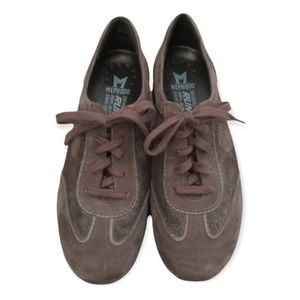Mephisto Brown Leather Women's Casual Sneaker Style Shoe Size 7 (narrow)